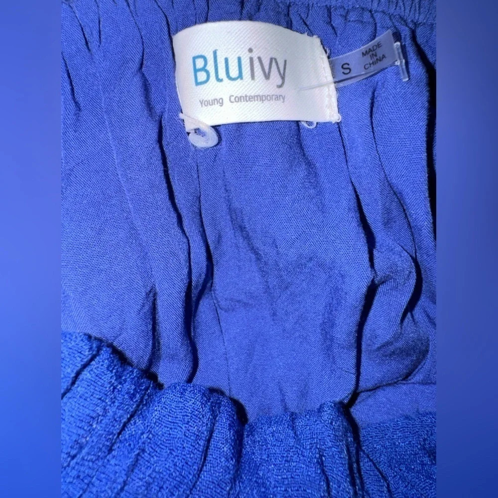 Bluivy | Button-Front Tube Maxi Dress (S) - Picture 3 of 5